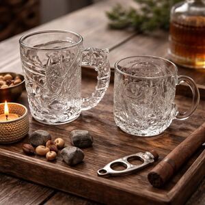 Lot Of 2 Vintage McDonalds Batman Forever Glass - 1995 - DC Comics - Mugs